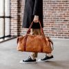 CraftShades 20 Inch brown duffle leather bag - Image 2