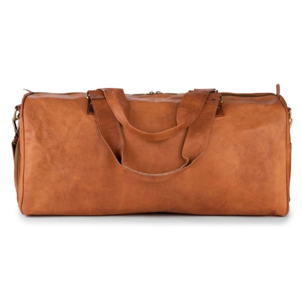CraftShades leather duffle bag