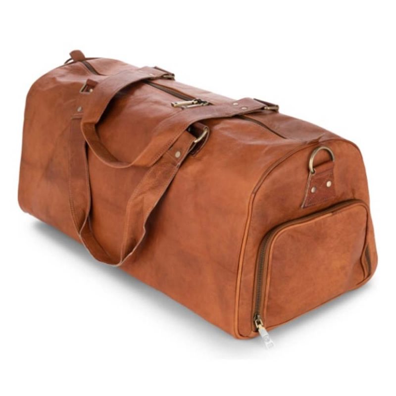 CraftShades leather duffle bag
