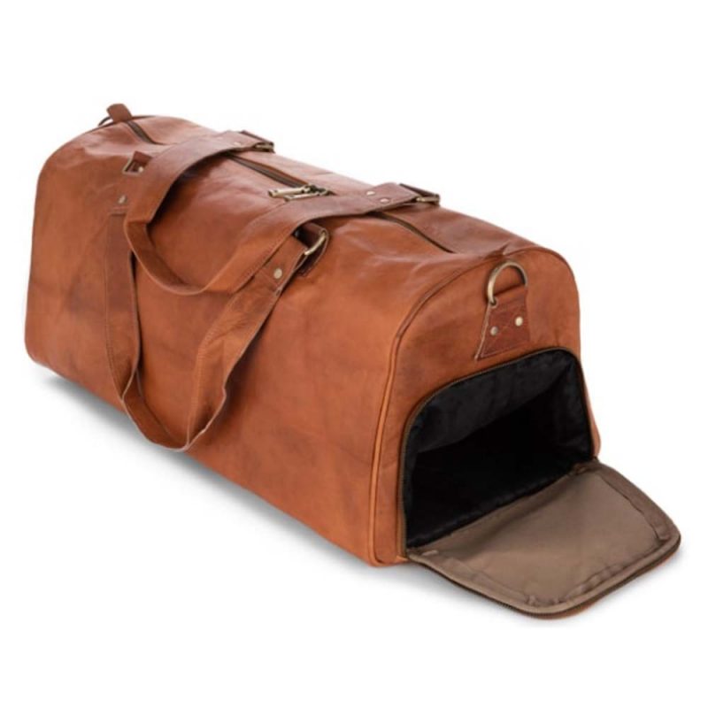 CraftShades leather duffle bag - Image 4