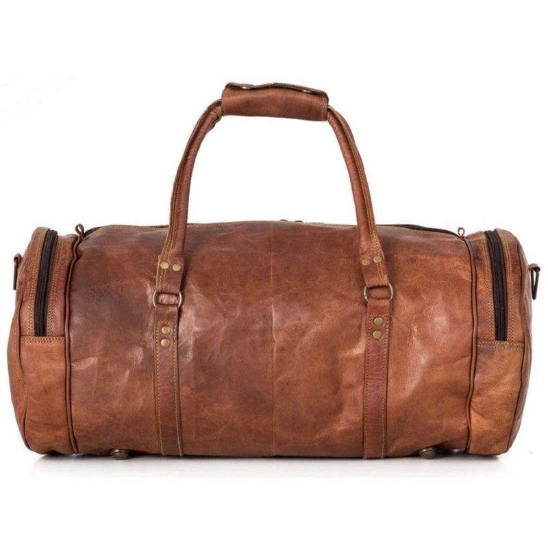 CraftShades 22 Inch leather duffle bag - Image 9
