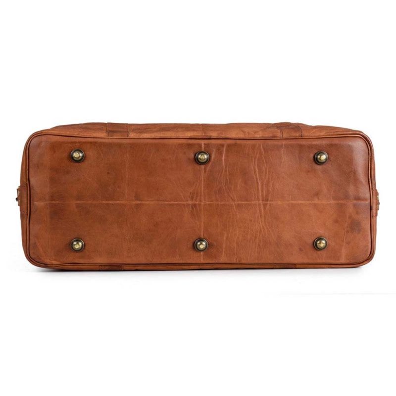 CraftShades 20 Inch brown duffle leather bag - Image 8