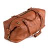 CraftShades 20 Inch brown duffle leather bag - Image 9