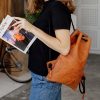 Craftshades –Leather 13*18 inch Gym Bag | 100% Genuine Leather - Image 7