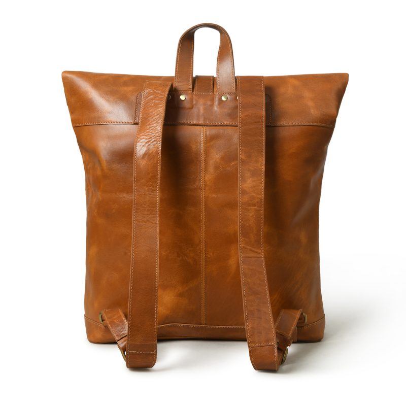 CraftShades-13*18 Inch buffalo leather backpack Unisex For Girls And Boys | 100 Genuine Leather - Image 3