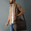 CraftShades buffalo leather Laptop bag - Image 2