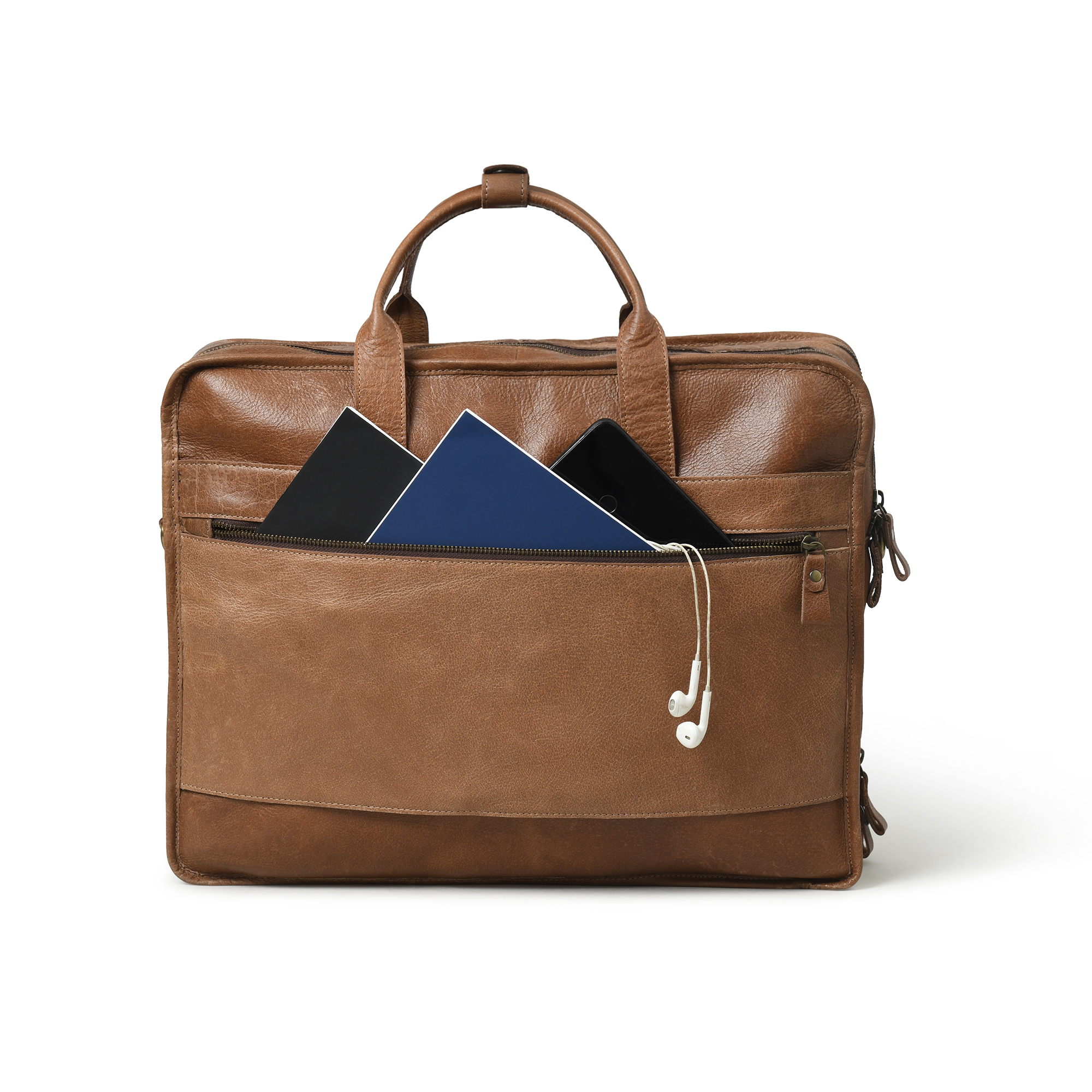Personalized Tan Buffalo Leather Duffle Bag-Travel Bags for Men + Women –  MAHI Leather