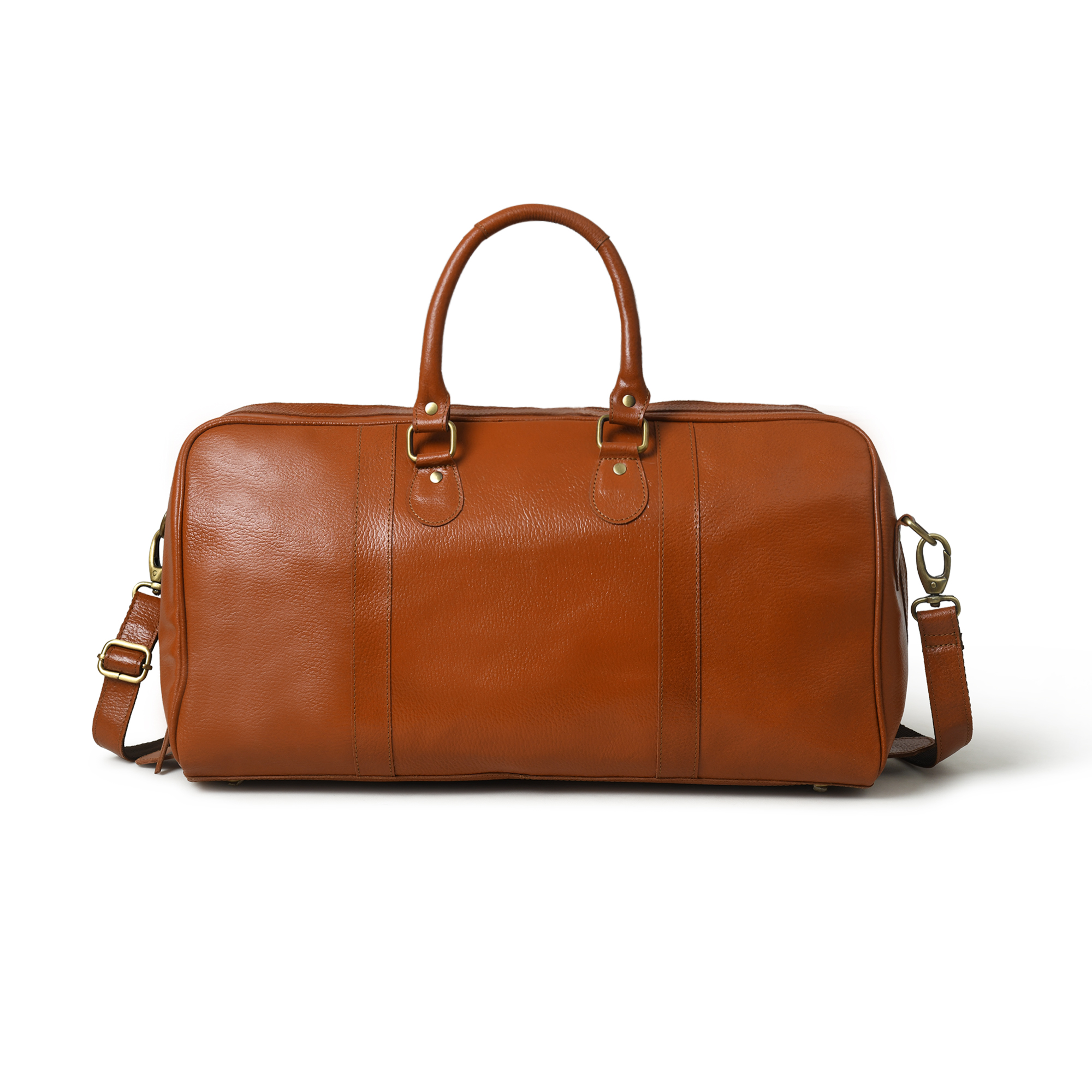CraftShades buffalo leather duffle bag Travel Gym CraftShades