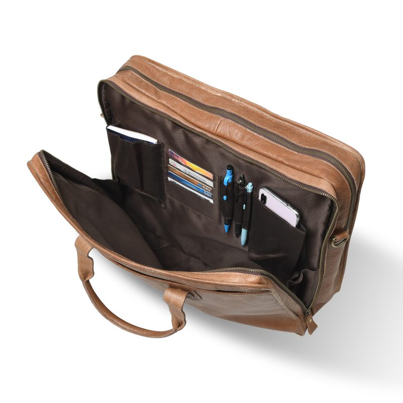 CraftShades buffalo Mens leather bag - Image 9