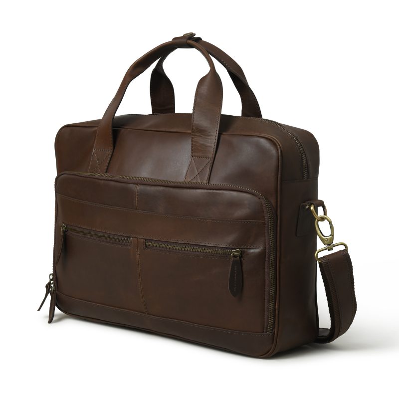 CraftShades buffalo leather Laptop bag - Image 9