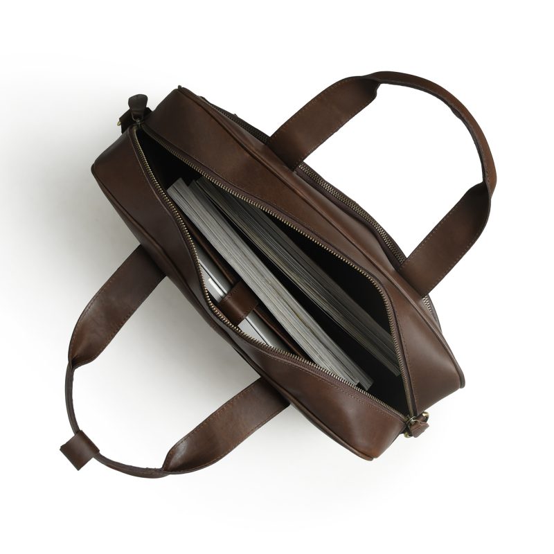 CraftShades buffalo leather Laptop bag - Image 12