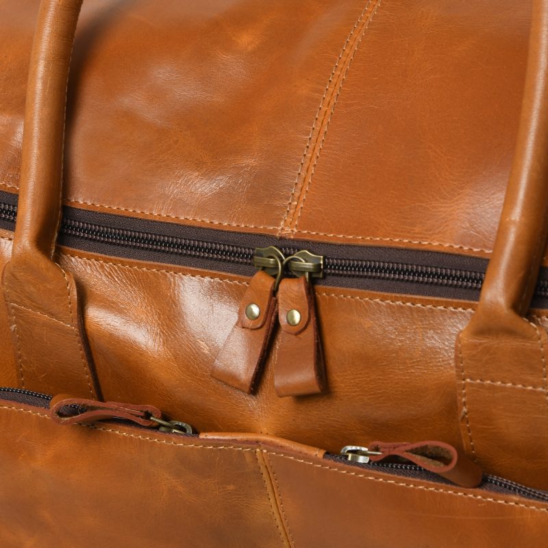 CraftShades -20 inch buffalo leather duffle bag |100% Genuine Leather - Image 6