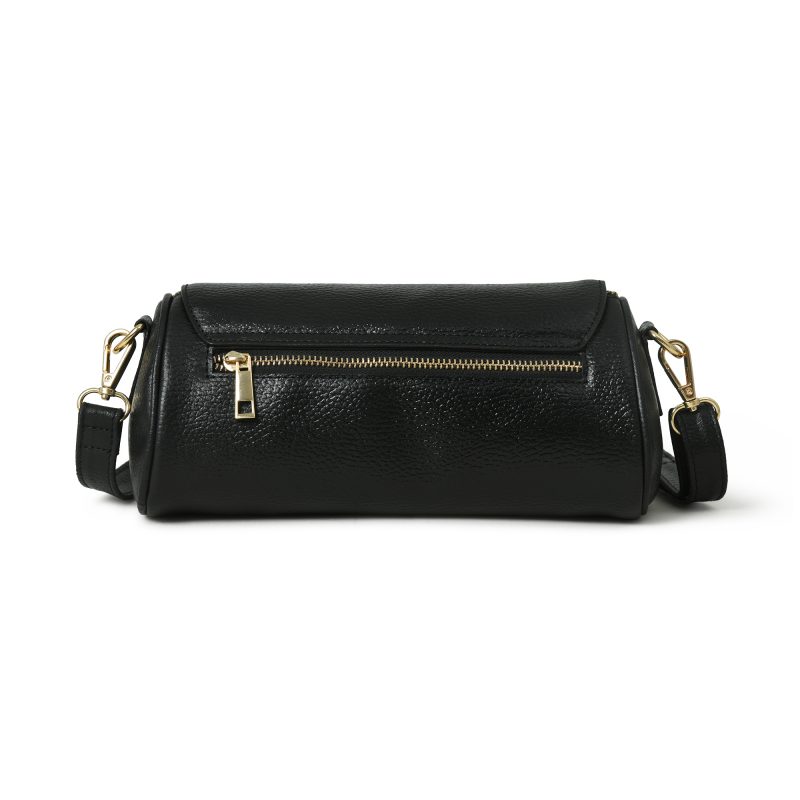 Buffalo Leather woman clutch bag (Black) - Image 3