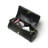 Buffalo Leather woman clutch bag (Black) - Image 6