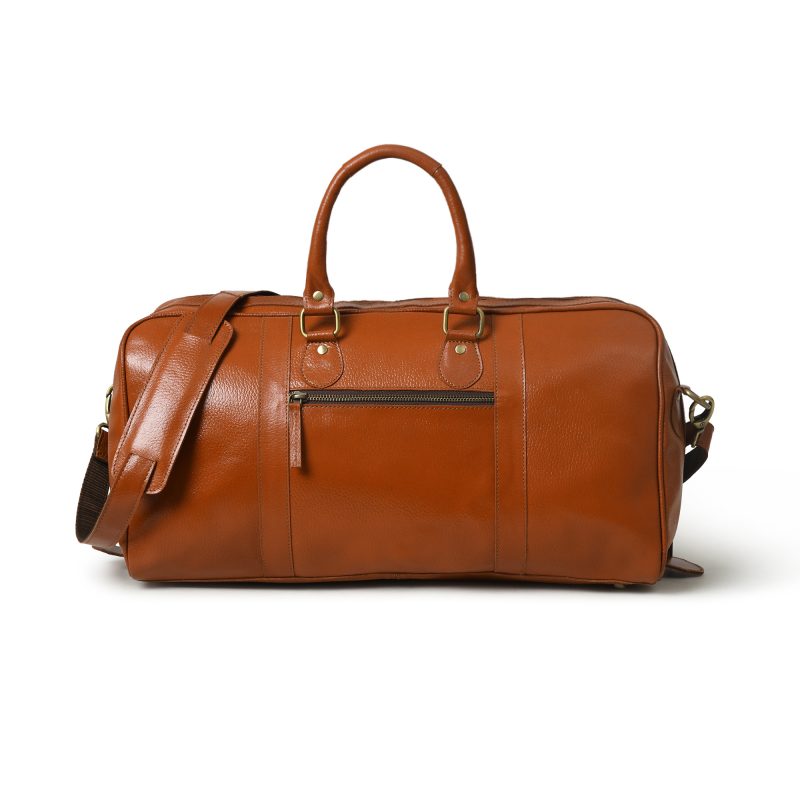 Craftshades Vintage Leather men’s Travel Duffle luggage Bag Brown