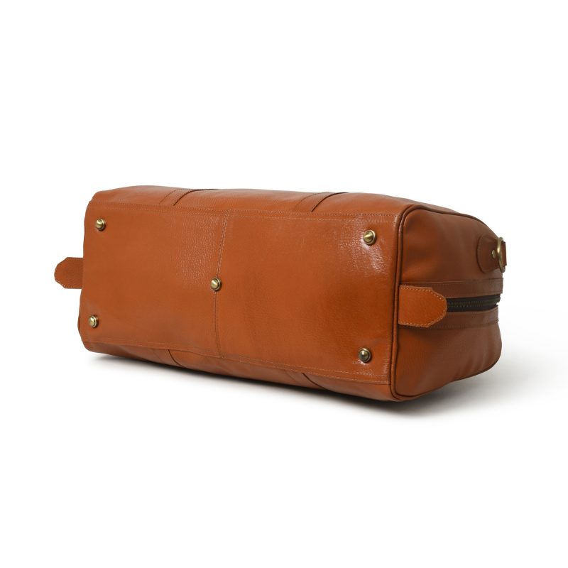 Craftshades Vintage Leather men’s Travel Duffle luggage Bag Brown - Image 7
