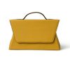 Craftshades – Handcrafted Unique  Buffalo Leather Bag for Women’s Yellow