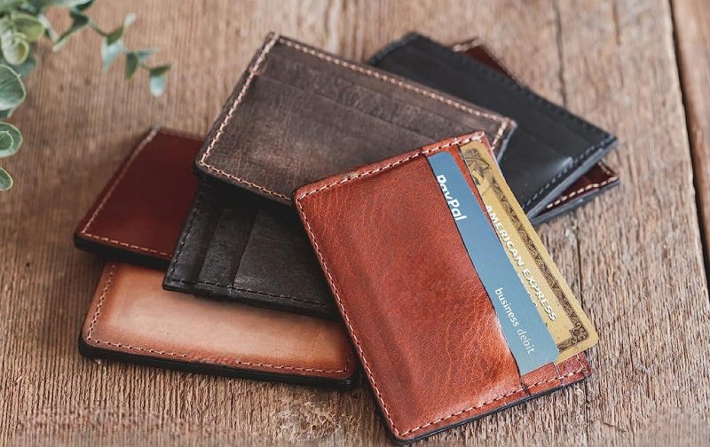 Mens Slim Wallet Leather - Image 3