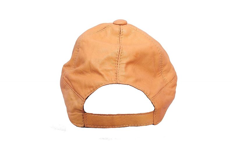 CraftShades Leather Cap Unisex Free Size - Image 4