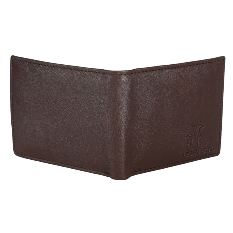Mens Wallet Buff Dark Brown - Image 4
