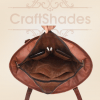 Craftshades – 13 inch Handcrafted Leather Women’s with pocket Tote Bag | 100% Genuine Leather - Image 5