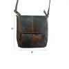 Craftshades -9 inches Brown Colour Buffalo Leather Sling Bag | 100% Genuine Leather - Image 3
