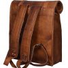 Craftshades - 12 x 16 x 20 Inch 100% Genuine Roll Leather Shoulder Backpack | Unisex - Image 7