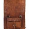 Craftshades - 12 x 16 x 20 Inch 100% Genuine Roll Leather Shoulder Backpack | Unisex - Image 6