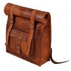 Craftshades - 12 x 16 x 20 Inch 100% Genuine Roll Leather Shoulder Backpack | Unisex - Image 3