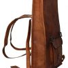 Craftshades - 12 x 16 x 20 Inch 100% Genuine Roll Leather Shoulder Backpack | Unisex - Image 5