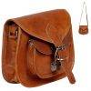 Craftshades - 7*9 Inches Crossbody Handcrafted Small Goat Leather Unisex Sling Bag| 100% Genuine Leather - Image 5