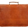 Craftshades – 11*15 Inch Single Pocket Double Strip Handcrafted Satchel goat Leather Bag | 100% Genuine Leather - Image 6
