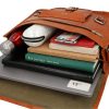 Craftshades – 11*15 Inch Single Pocket Double Strip Handcrafted Satchel goat Leather Bag | 100% Genuine Leather - Image 2