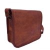 Craftshades - 9*11 inches Full Flap Handcrafted Goat Leather Messenger Bag | 100% Genuine Leather - Image 2