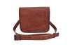 Craftshades - 9*11 inches Full Flap Handcrafted Goat Leather Messenger Bag | 100% Genuine Leather