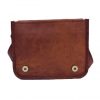 Craftshades - 9*11 inches Full Flap Handcrafted Goat Leather Messenger Bag | 100% Genuine Leather - Image 4