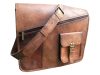 15 Inches Luxury Style Genuine Leather Cross Body Shoulder Bag Handmade Bag