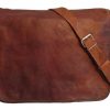 15 Inches Luxury Style Genuine Leather Cross Body Shoulder Bag Handmade Bag - Image 2
