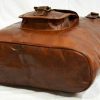 Craftshades – 16 inch Handcrafted Leather Women’s with pocket Tote Bag | 100% Genuine Leather - Image 5
