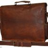 Craftshades – 11*15 Inch Handcrafted Briefcase Goat Leather Bag | 100% Genuine Leather - Image 3