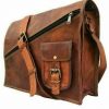 13 Inches Luxury Style Genuine Leather Cross Body Shoulder Bag Handmade Bag