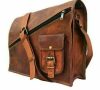 13 Inches Luxury Style Genuine Leather Cross Body Shoulder Bag Handmade Bag