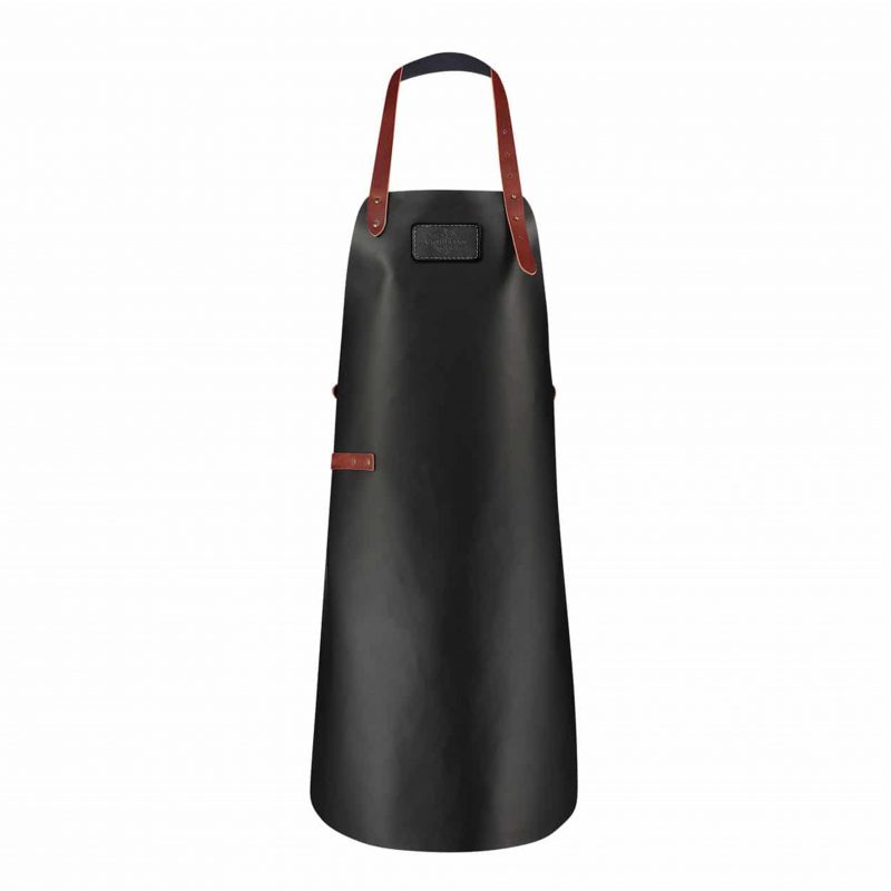 CraftShades leather Apron for Men Black Colour