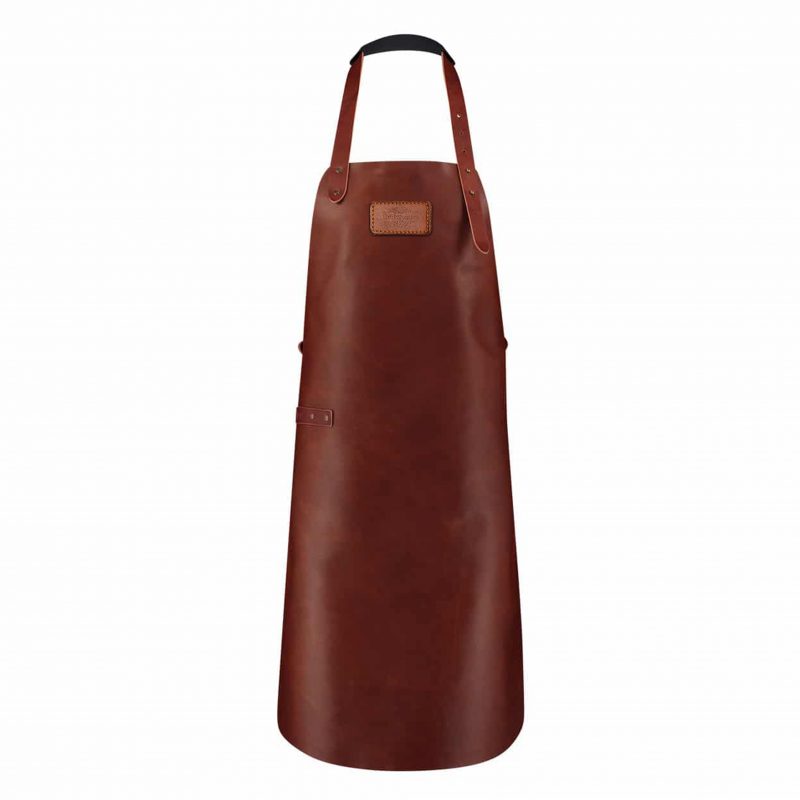 CraftShades leather Apron for Men Full Brown Colour