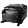 Leather Laguage Trolly Bag (Black) - Image 5