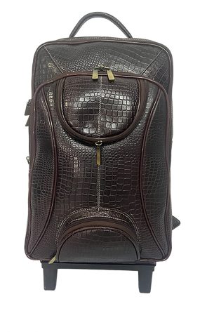 Leather Backpack For men office use with laptop compartment (Brown)