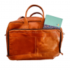 Craftshades Leather Tan Color Laptop Bag - Image 5