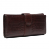 Women brown Leather Clutch - Image 2