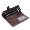 Women brown Leather Clutch - Image 3