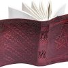 Craftshades -Handmade Leather Diary Embossed with star, journey & double wolf Diary with Antique Lock for Artist Sketchbook, Scrapbook, Drawing, Writing etc .Size 5 * 7 inch  - Image 2